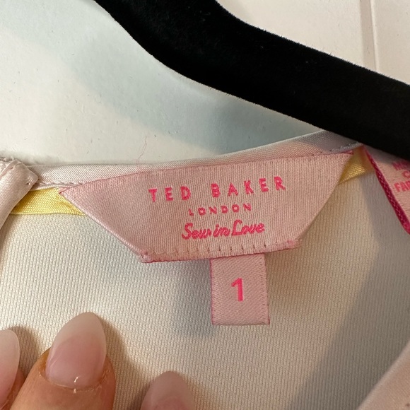 Ted Baker Petala Floral Printed Skater Dress Size 1/US4 - Picture 7 of 10